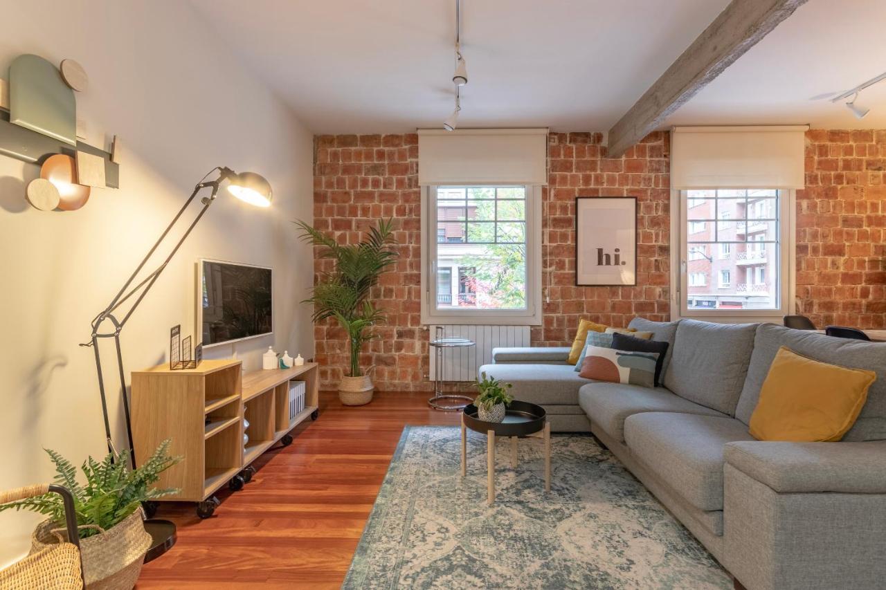 Gran Apartamento Con Estilo En El Centro De Bilbao Esterno foto